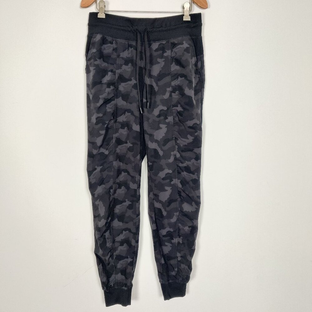 90 Degree By Reflex Women's Jogger Size S Camouflage Black Gray Sport Athleisure